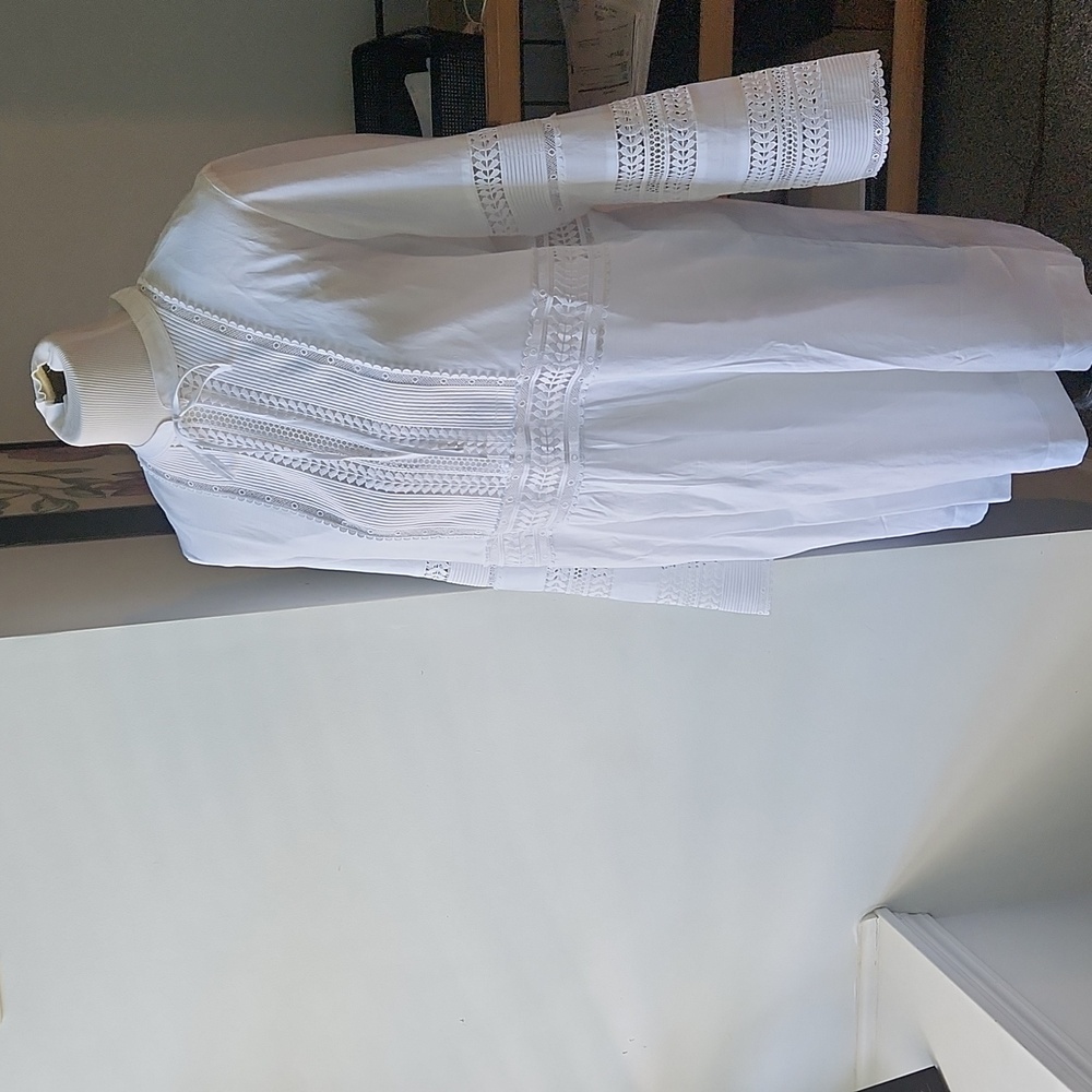 NWT BANANA REPUBLIC WHITE DRESS - Picture 4 of 6